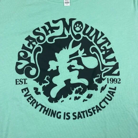 Vintage Disney Splash Mountain Tee Shirt Women's Large - Picture 2 of 8